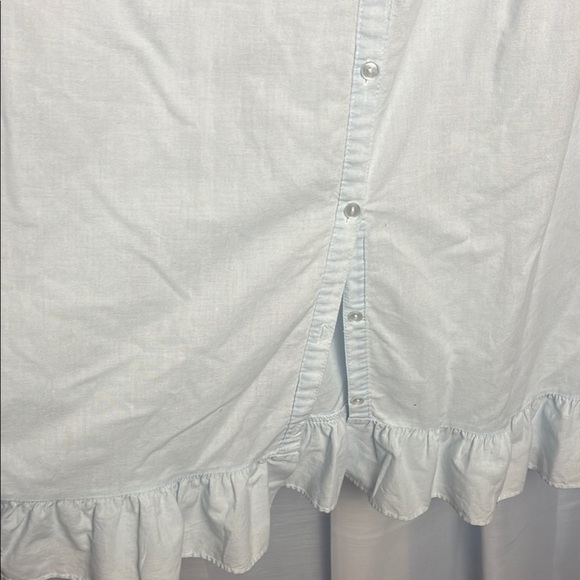 Vintage Light Blue Sleeveless Night Dress - Picture 6 of 10